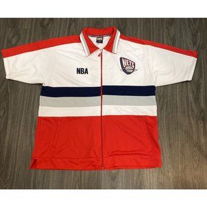 OUNK NBA NJ NETS Warm Up Jacket/ Shooting Jersey Full Zip 3XL HTF
